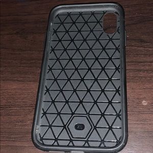 Black And Silver iPhone XR Case
